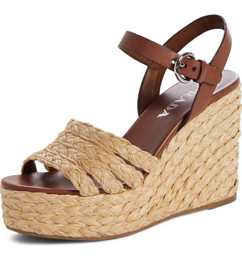 prada espadrilles wedges